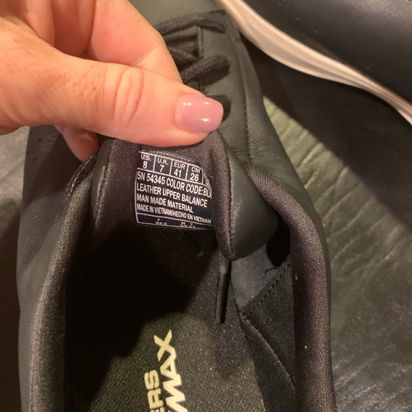 Sketchers Mens Leather Shoes - Picture 5 of 6